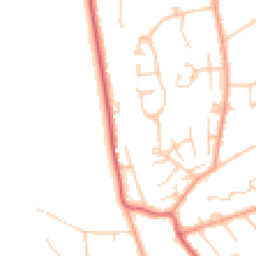 Daytime road noise heatmap for KT20 5FF