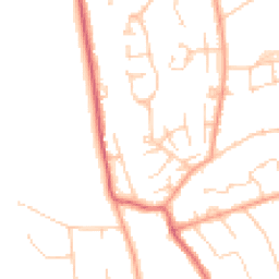 Daytime road noise heatmap for KT20 5FQ