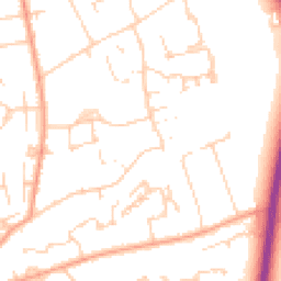 Daytime road noise heatmap for KT20 5JW