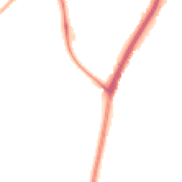 Night-time road noise heatmap for KT20 5NP