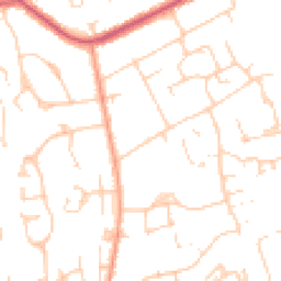Daytime road noise heatmap for KT20 5PS
