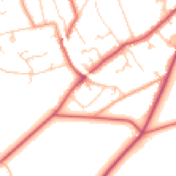 Daytime road noise heatmap for KT20 5QX