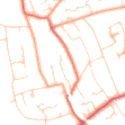 Daytime road noise heatmap for KT20 5SJ