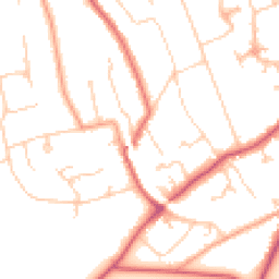 Daytime road noise heatmap for KT20 5SR