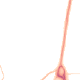 Night-time road noise heatmap for KT20 5TX