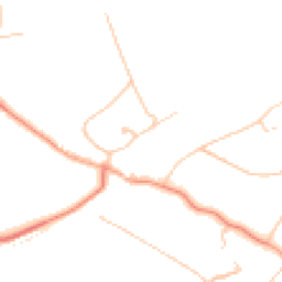 Daytime road noise heatmap for KT20 6DH