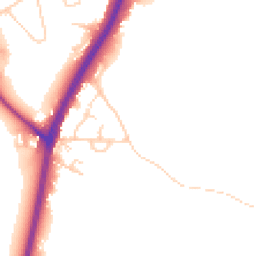 Daytime road noise heatmap for KT20 6DW