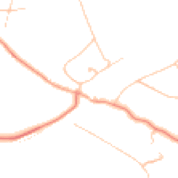 Daytime road noise heatmap for KT20 6EN