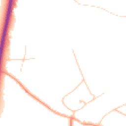 Daytime road noise heatmap for KT20 6HJ