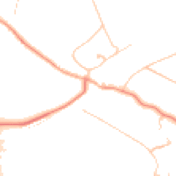 Daytime road noise heatmap for KT20 6HX