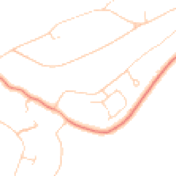 Daytime road noise heatmap for KT20 6HZ