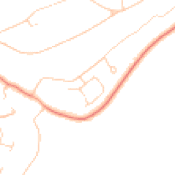 Daytime road noise heatmap for KT20 6JA