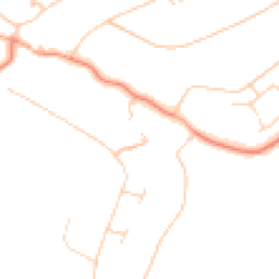Daytime road noise heatmap for KT20 6PR