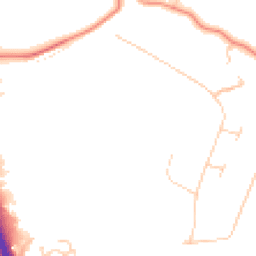 Daytime road noise heatmap for KT20 6PU