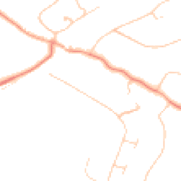 Daytime road noise heatmap for KT20 6PY
