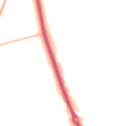 Night-time road noise heatmap for KT20 6QH