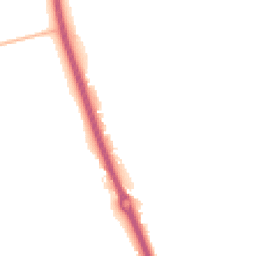 Night-time road noise heatmap for KT20 6QL