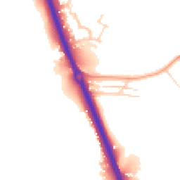 Daytime road noise heatmap for KT20 6SB