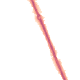 Night-time road noise heatmap for KT20 6SQ