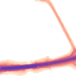 Night-time road noise heatmap for KT20 7BL