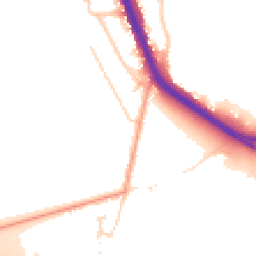 Daytime road noise heatmap for KT20 7ED