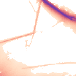 Daytime road noise heatmap for KT20 7EL