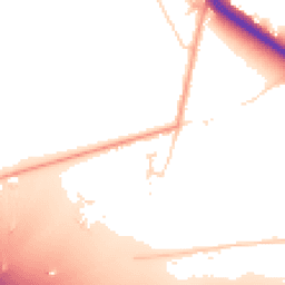 Daytime road noise heatmap for KT20 7EW