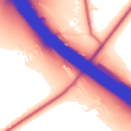 Daytime road noise heatmap for KT20 7NJ