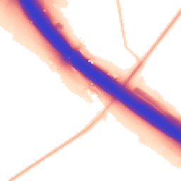 Night-time road noise heatmap for KT20 7NJ