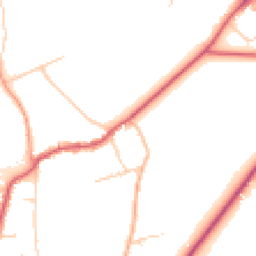 Daytime road noise heatmap for KT20 7RP