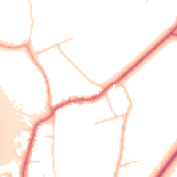Daytime road noise heatmap for KT20 7RY