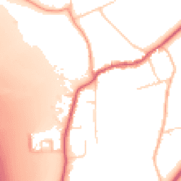 Daytime road noise heatmap for KT20 7SE