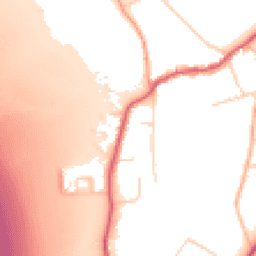 Daytime road noise heatmap for KT20 7SF