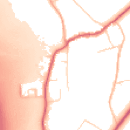 Daytime road noise heatmap for KT20 7SW