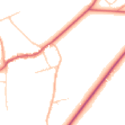 Daytime road noise heatmap for KT20 7UD
