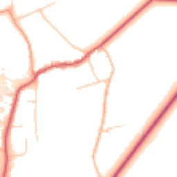 Daytime road noise heatmap for KT20 7UF