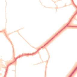 Daytime road noise heatmap for KT20 7UH