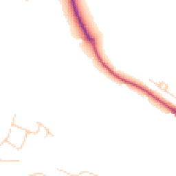Daytime road noise heatmap for KT22 0AG