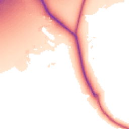 Daytime road noise heatmap for KT22 0BA