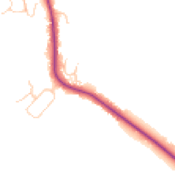 Daytime road noise heatmap for KT22 0BG