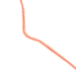 Night-time road noise heatmap for KT22 0BG