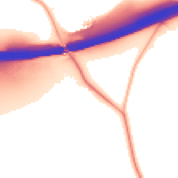 Night-time road noise heatmap for KT22 0BQ