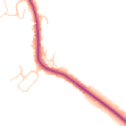 Daytime road noise heatmap for KT22 0DA