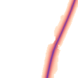 Daytime road noise heatmap for KT22 0DN