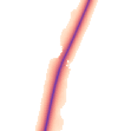 Daytime road noise heatmap for KT22 0DT