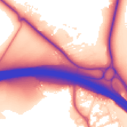 Daytime road noise heatmap for KT22 0EN