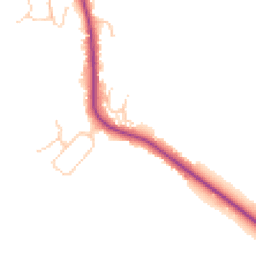 Daytime road noise heatmap for KT22 0EW