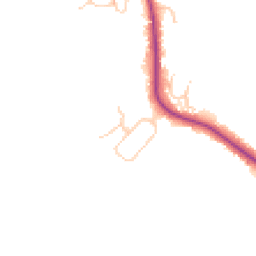 Daytime road noise heatmap for KT22 0HB