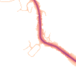 Daytime road noise heatmap for KT22 0HG