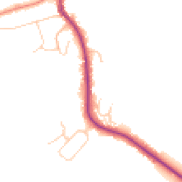 Daytime road noise heatmap for KT22 0HQ